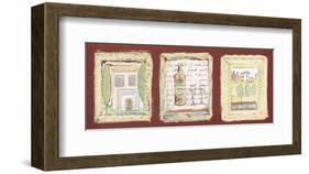 Les petites maisons de Provence-Jane Claire-Framed Art Print