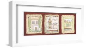 Les petites maisons de Provence-Jane Claire-Framed Art Print