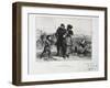 Les Petits Marchands D'Obus, Siege of Paris, Franco-Prussian War, January 1871-Auguste Bry-Framed Giclee Print