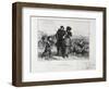 Les Petits Marchands D'Obus, Siege of Paris, Franco-Prussian War, January 1871-Auguste Bry-Framed Giclee Print