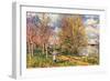 Les Petits Prés Au Printemps-Alfred Sisley-Framed Art Print