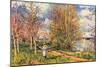 Les Petits Prés Au Printemps-Alfred Sisley-Mounted Art Print