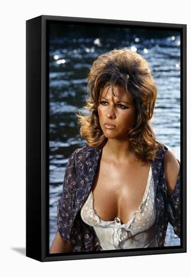 LES PETROLEUSE, 1971 directed by CHRISTIAN-JAQUE Claudia Cardinale (photo)-null-Framed Stretched Canvas