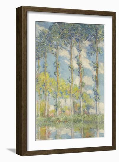 Les Peupliers, 1891-Claude Monet-Framed Giclee Print