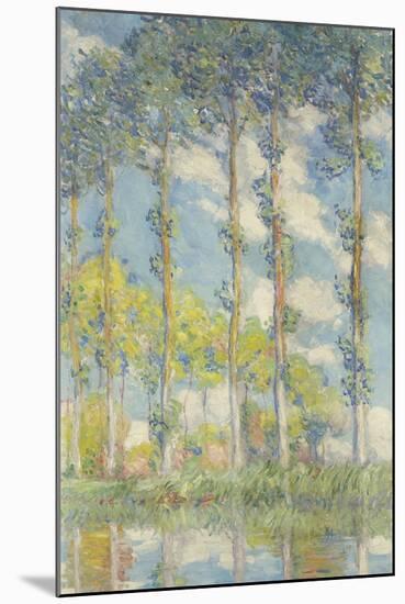 Les Peupliers, 1891-Claude Monet-Mounted Giclee Print