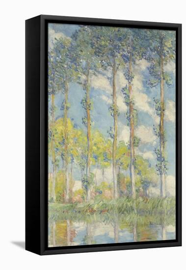 Les Peupliers, 1891-Claude Monet-Framed Stretched Canvas