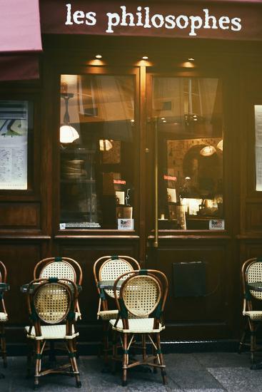 'Les Philosophes Cafe Paris' Photographic Print - Carina Okula ...