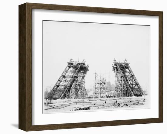 Les piliers de la Tour-Louis-Emile Durandelle-Framed Giclee Print