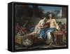 Les Plaisirs D'anacreon (550-464 Avant Jc) - the Pleasures of Anacreon - Restout, Jean-Bernard (173-Jean Bernard Restout-Framed Stretched Canvas