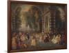 'Les Plaisirs du Bal (Le Bal Champetre)', c1717-Jean-Antoine Watteau-Framed Giclee Print