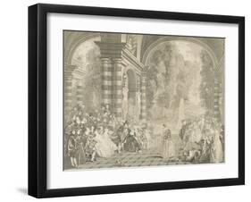 Les  plaisirs du bal-Jean Antoine Watteau-Framed Giclee Print