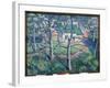 Les Pommiers En Fleurs (Apple Trees Blooming). Paysage De Campagne En Ete, Quelques Maisons, Un Che-Kazimir Severinovich Malevich-Framed Giclee Print