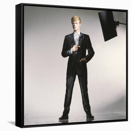 Les predateurs HUNGER by Tony Scott with David Bowie, 1983 (photo)-null-Framed Stretched Canvas
