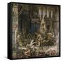 Les Pretendants, 1862-98-Gustave Moreau-Framed Stretched Canvas