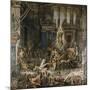 Les Pretendants, 1862-98-Gustave Moreau-Mounted Giclee Print