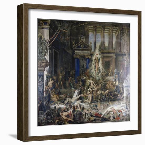 Les Pretendants. Started in 1852-Gustave Moreau-Framed Giclee Print