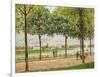 Les Promenade des Marronniers, St Cloud, 1878-Alfred Sisley-Framed Giclee Print