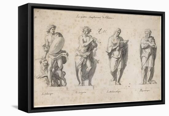 Les Quatre complexions de l'homme-Charles Le Brun-Framed Stretched Canvas