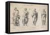 Les Quatre complexions de l'homme-Charles Le Brun-Framed Stretched Canvas