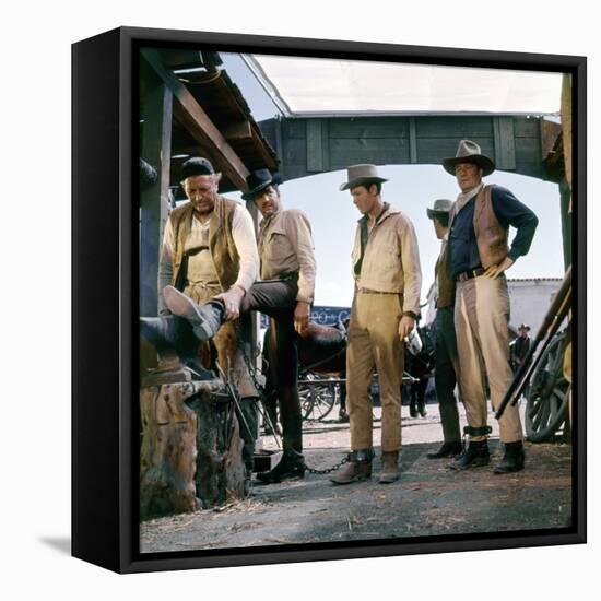 Les Quatre Fils by Katie Helder THE SONS OF KATIE HELDER by Henry Hathaway with Dean Mart Michael A-null-Framed Stretched Canvas