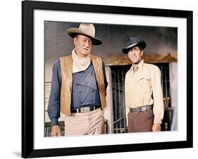 Les Quatre Fils by Katie Helder THE SONS OF KATIE HELDER by Henry Hathaway with John Wayne and Dean-null-Framed Photo