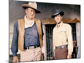 Les Quatre Fils by Katie Helder THE SONS OF KATIE HELDER by Henry Hathaway with John Wayne and Dean-null-Mounted Photo