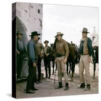 Les Quatre Fils by Katie Helder THE SONS OF KATIE HELDER by Henry Hathaway with John Wayne and Earl-null-Stretched Canvas