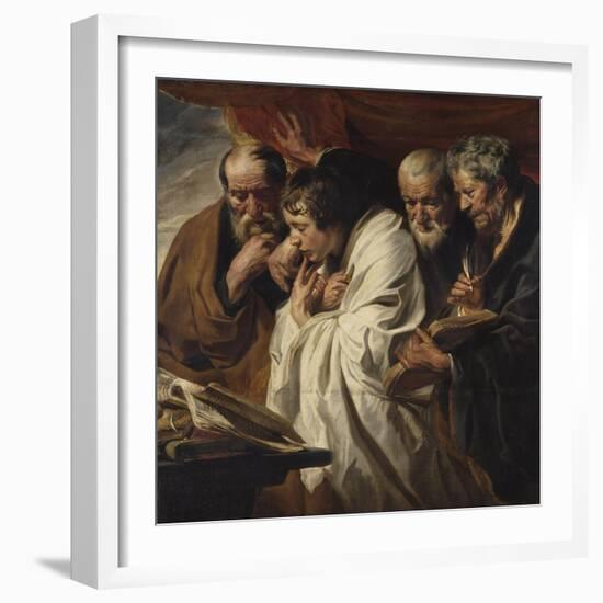 Les Quatre ?ng?stes-Jacob Jordaens-Framed Giclee Print