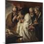 Les Quatre ?ng?stes-Jacob Jordaens-Mounted Giclee Print