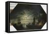 Les quatre parties du jour : la Nuit ou le clair de lune-Claude Joseph Vernet-Framed Stretched Canvas