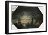 Les quatre parties du jour : la Nuit ou le clair de lune-Claude Joseph Vernet-Framed Giclee Print