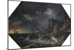 Les Quatre parties du jour : le midi ou la tempête-Claude Joseph Vernet-Mounted Giclee Print