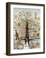 Les quatre saisons-null-Framed Giclee Print