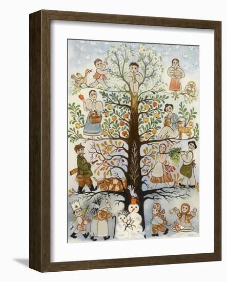 Les quatre saisons-null-Framed Giclee Print