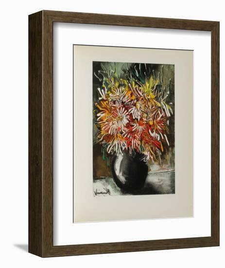 Les Reines-Marguerites, 1955-Maurice De Vlaminck-Framed Collectable Print