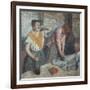 Les Repasseuses (Two Laundresses)-Edgar Degas-Framed Giclee Print