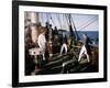 Les revoltes du Bounty MUTINY ON THE BOUNTY by LewisMilestone and CarolReed with Marlon Brando and -null-Framed Photo