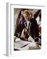 Les revoltes du Bounty Mutiny on the Bounty by LewisMilestone with Marlon Brando, 1962 (photo)-null-Framed Photo