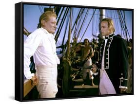 Les revoltes du Bounty Mutiny on the Bounty by LewisMilestone with Marlon Brando and Trevor Howard,-null-Framed Stretched Canvas