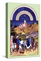 Les Riches Heures du Duc de Berry, Aout-null-Stretched Canvas