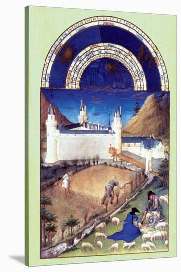 Les Riches Heures du Duc de Berry, Juillet-null-Stretched Canvas