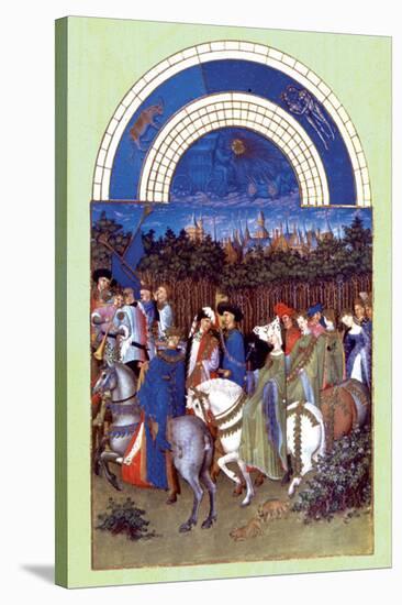 Les Riches Heures du Duc de Berry, Mai-null-Stretched Canvas