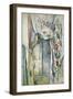 Les rideaux-Paul Cézanne-Framed Giclee Print