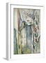 Les rideaux-Paul Cézanne-Framed Giclee Print