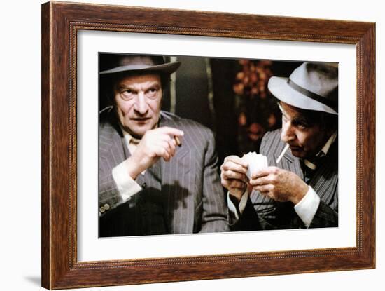 Les Ringards De Robert Pouret Avec Charles Gerard Et Julien Guiomar 1978-null-Framed Photo