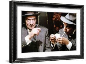 Les Ringards De Robert Pouret Avec Charles Gerard Et Julien Guiomar 1978-null-Framed Photo