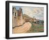 Les Roches at Falaise Near Giverny, 1885-Claude Monet-Framed Giclee Print