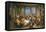 Les romains de la decadence, 1847.-Thomas Couture-Framed Stretched Canvas