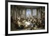 Les Romains de la Decadence-Thomas Couture-Framed Giclee Print