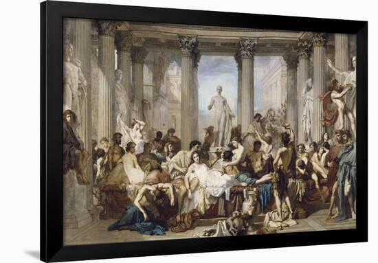 Les Romains de la Décadence-Thomas Couture-Framed Giclee Print